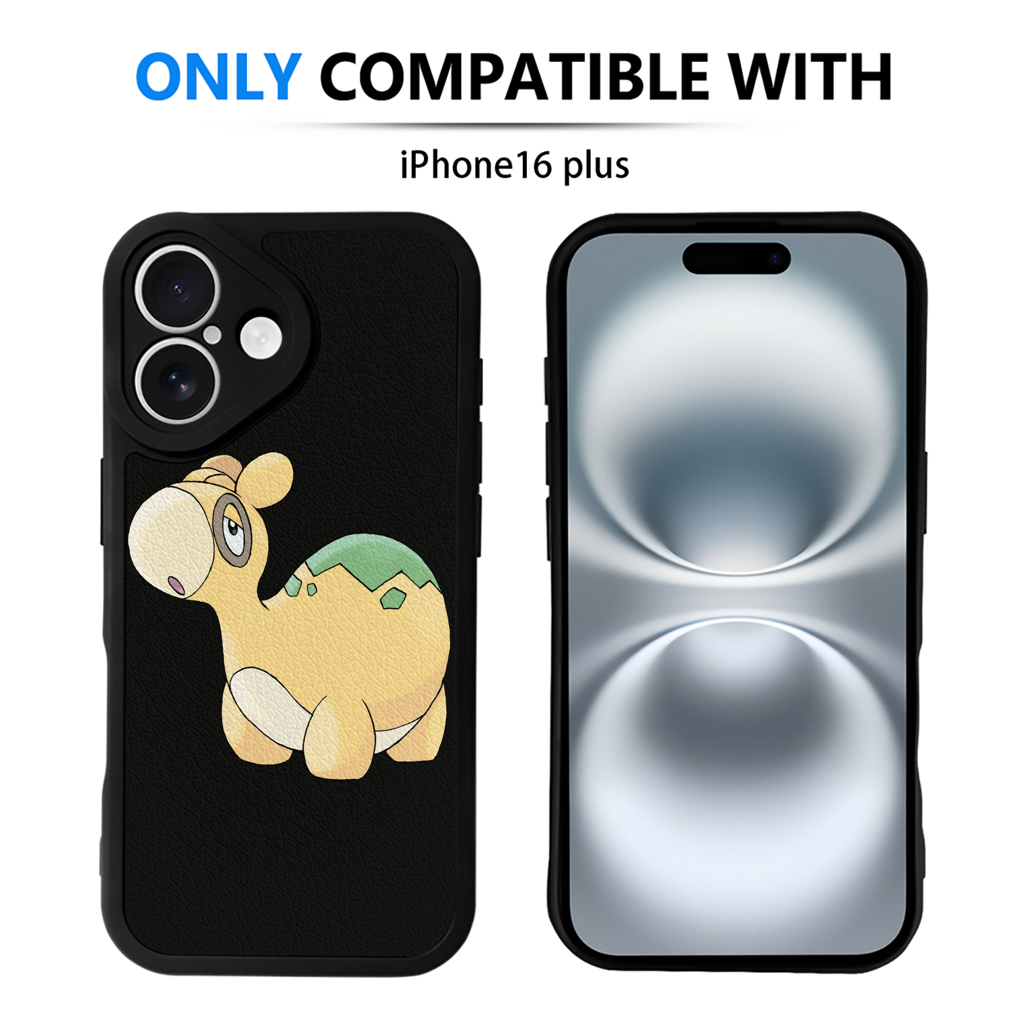 （画像用） ポケットモンスター Pokémon 【iPhone 16シリーズ対応】シリコンスマホケース（レザー調） 材質：シリコン